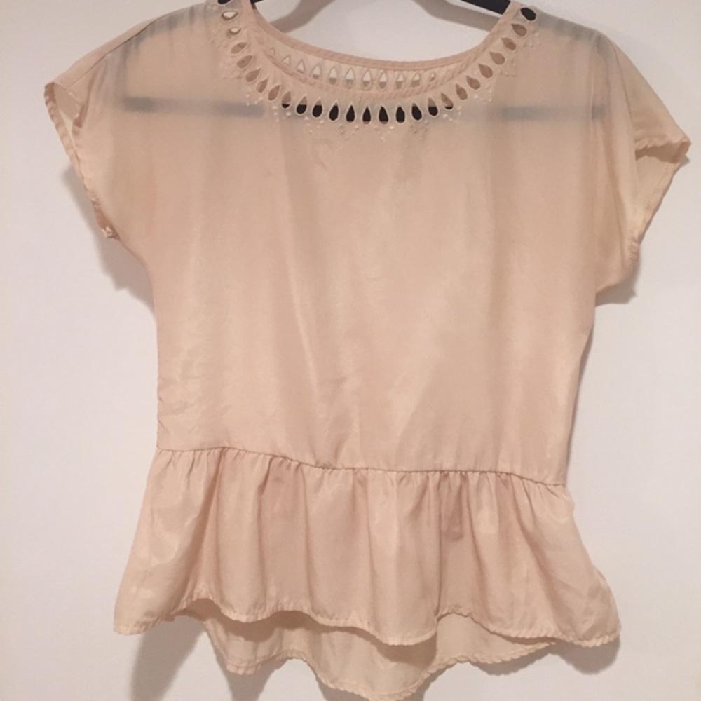 Maison Jules Peplum Top